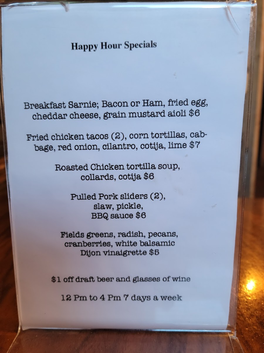 Menu - Bird & Rye photo 3